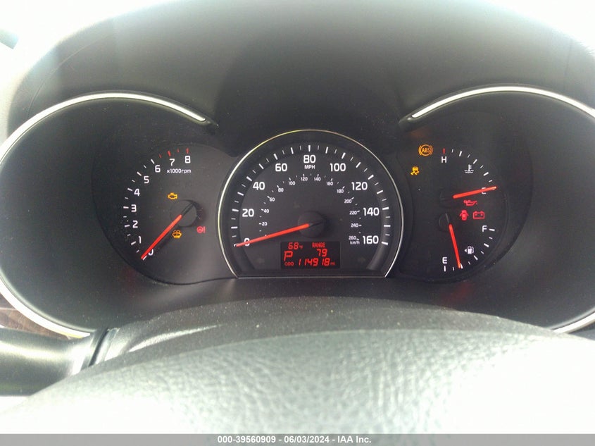 2015 Kia Sorento Lx VIN: 5XYKT4A67FG624679 Lot: 39560909