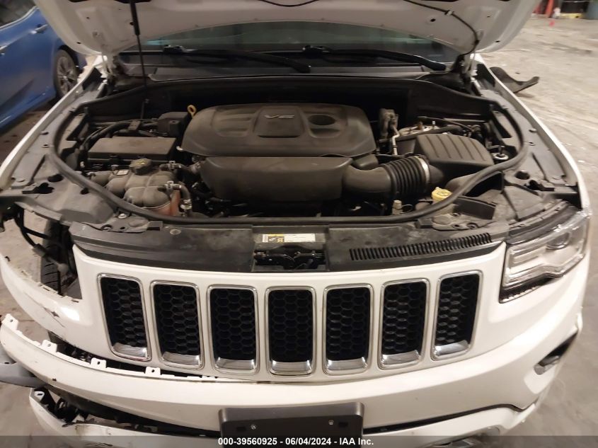 2016 Jeep Grand Cherokee Overland VIN: 1C4RJFCGXGC379100 Lot: 39560925