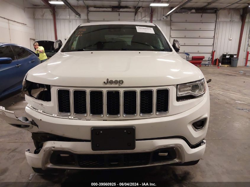 2016 Jeep Grand Cherokee Overland VIN: 1C4RJFCGXGC379100 Lot: 39560925