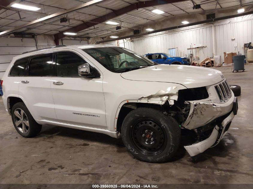 2016 Jeep Grand Cherokee Overland VIN: 1C4RJFCGXGC379100 Lot: 39560925