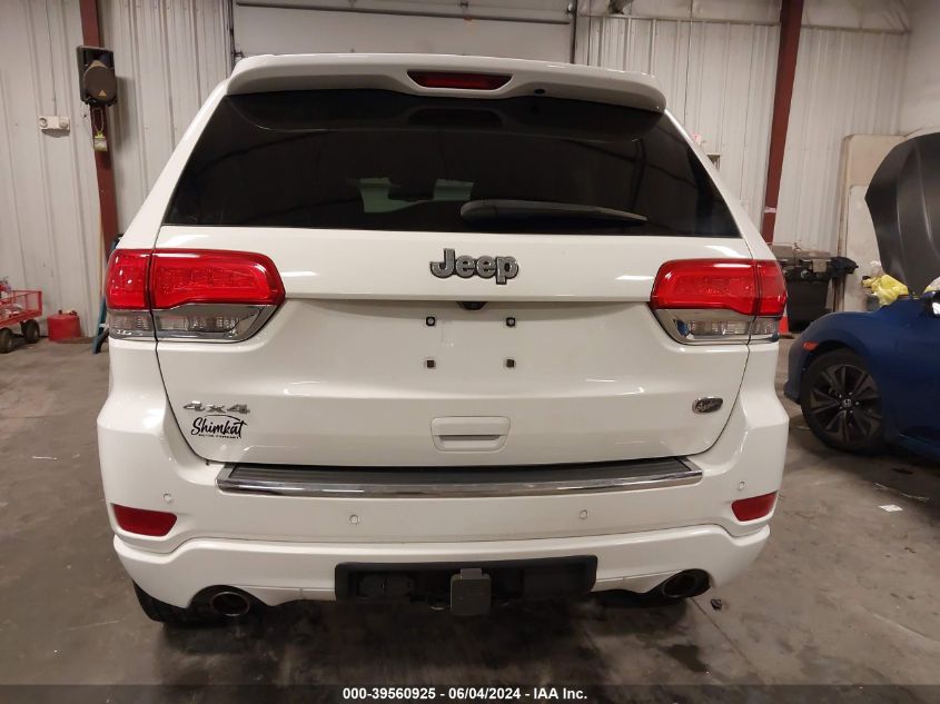 2016 Jeep Grand Cherokee Overland VIN: 1C4RJFCGXGC379100 Lot: 39560925