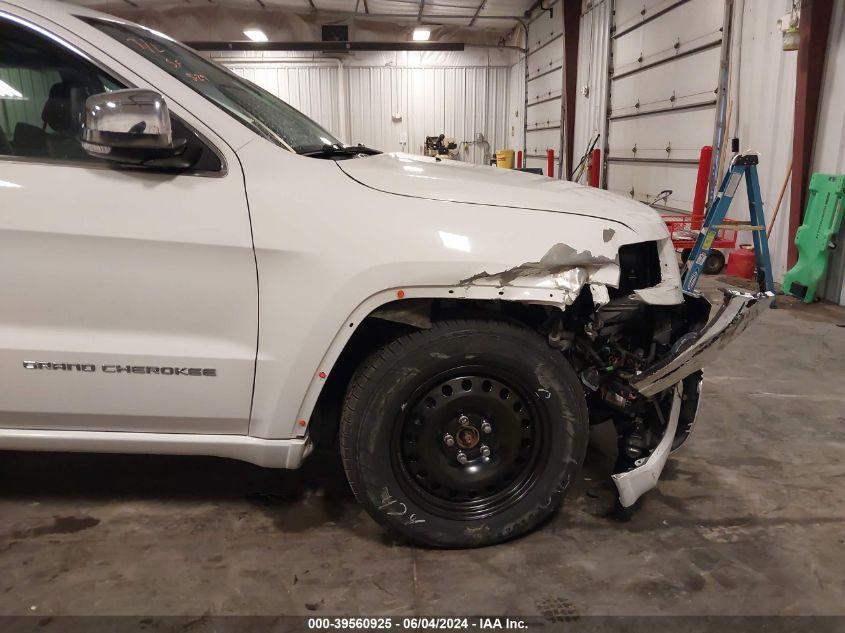 2016 Jeep Grand Cherokee Overland VIN: 1C4RJFCGXGC379100 Lot: 39560925