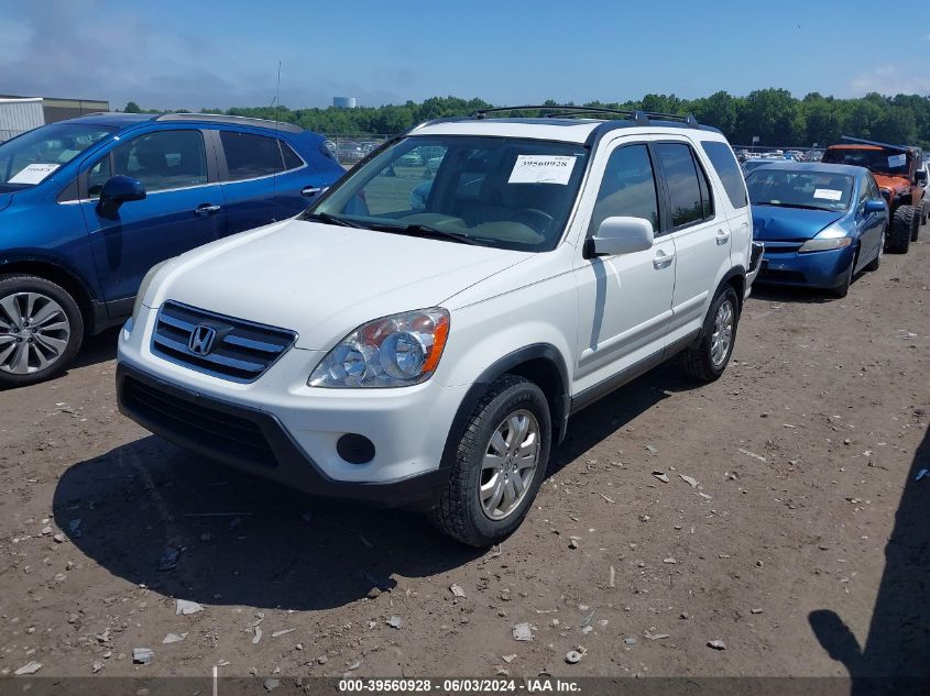 2005 Honda Cr-V Se VIN: SHSRD78975U304791 Lot: 39560928