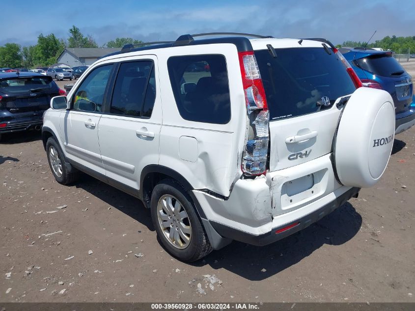 2005 Honda Cr-V Se VIN: SHSRD78975U304791 Lot: 39560928