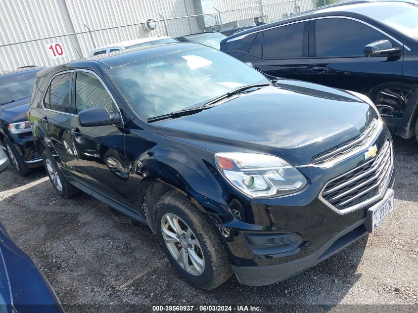 2017 Chevrolet Equinox Ls VIN: 2GNFLEEKXH6336693 Lot: 39560937