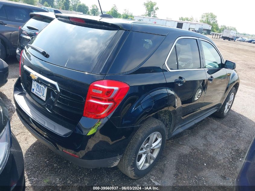 2017 Chevrolet Equinox Ls VIN: 2GNFLEEKXH6336693 Lot: 39560937