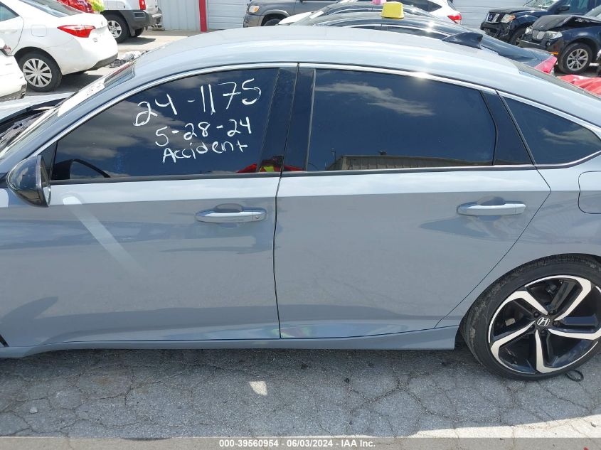 2022 Honda Accord Hybrid Sport VIN: 1HGCV3F28NA010433 Lot: 39560954