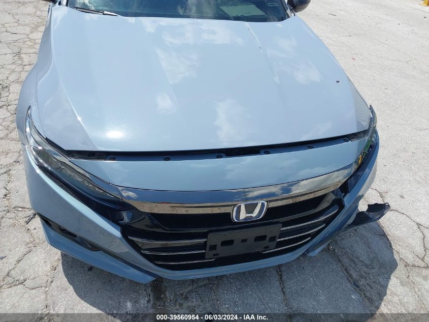 2022 Honda Accord Hybrid Sport VIN: 1HGCV3F28NA010433 Lot: 39560954