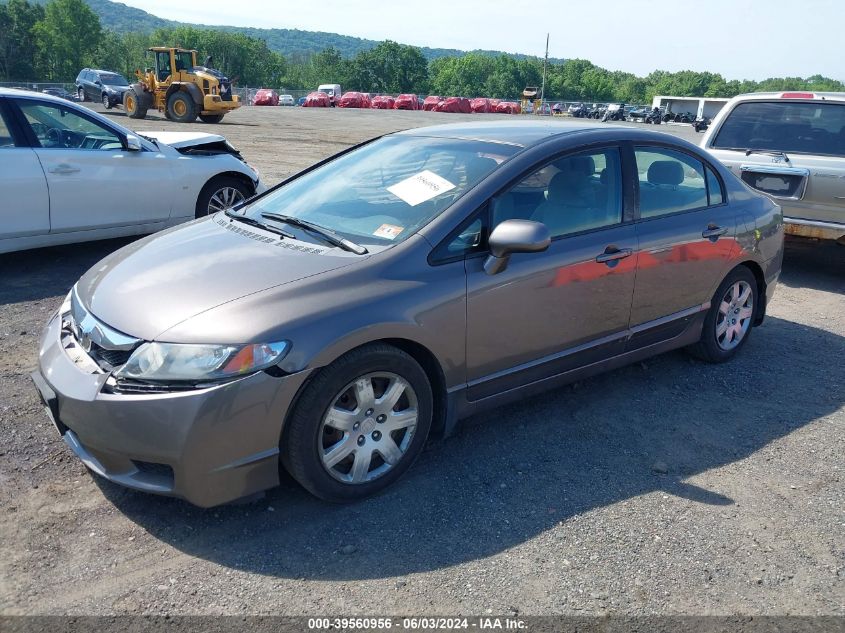 2009 Honda Civic Lx VIN: 19XFA16509E018843 Lot: 39560956