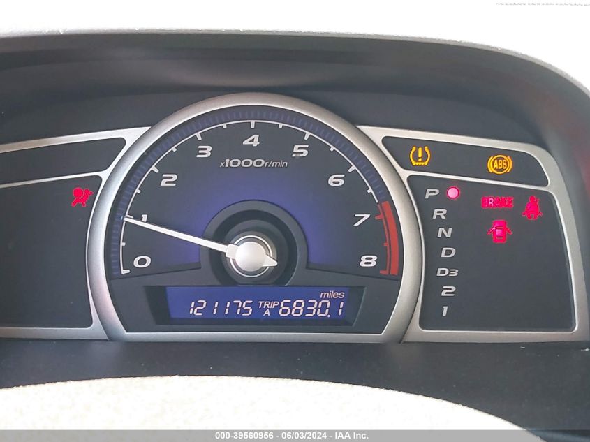 2009 Honda Civic Lx VIN: 19XFA16509E018843 Lot: 39560956