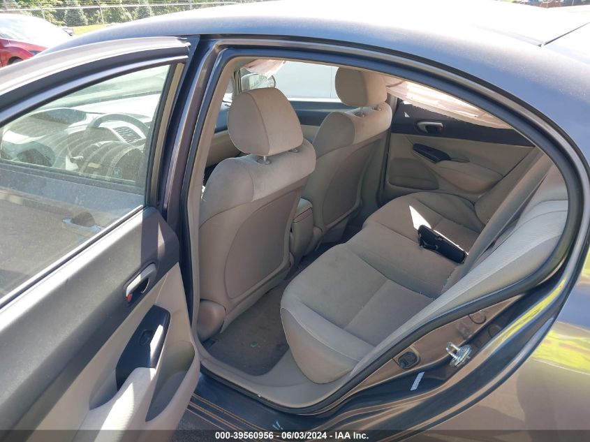 2009 Honda Civic Lx VIN: 19XFA16509E018843 Lot: 39560956