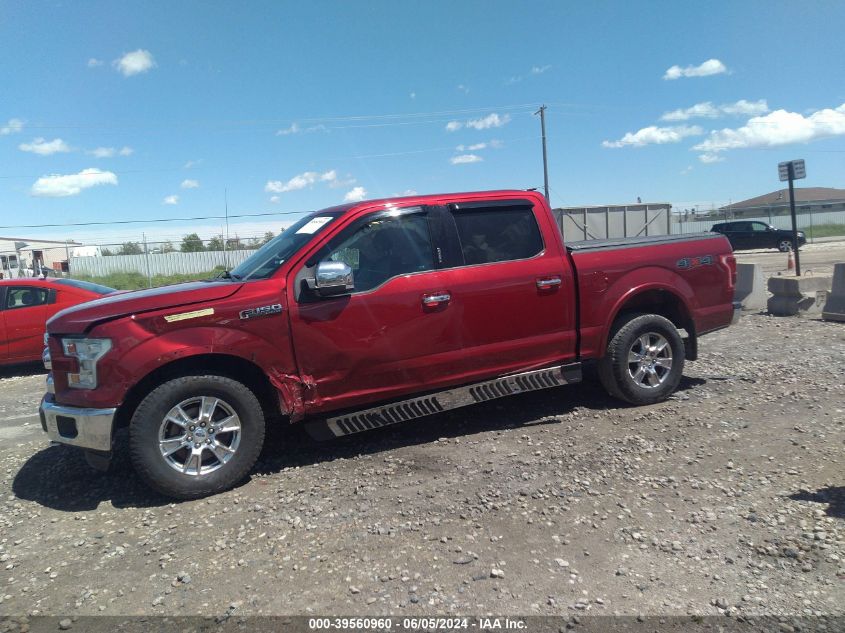 2016 FORD F-150 SUPERCREW - 1FTEW1EF3GFB09177