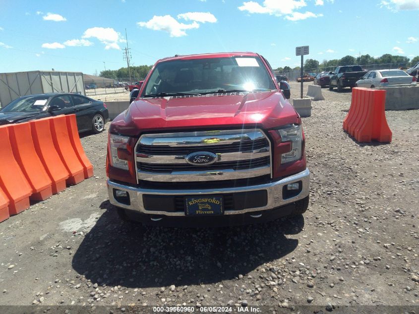 2016 Ford F-150 Lariat VIN: 1FTEW1EF3GFB09177 Lot: 39560960