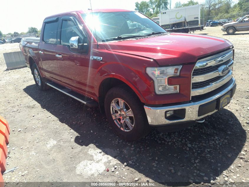 2016 FORD F-150 SUPERCREW - 1FTEW1EF3GFB09177