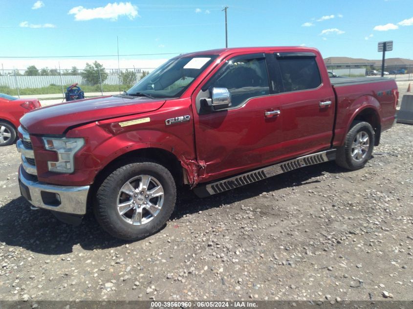 2016 FORD F-150 SUPERCREW - 1FTEW1EF3GFB09177