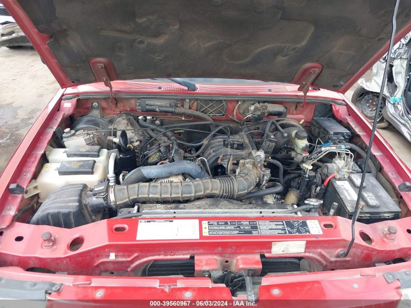 2002 Ford Ranger VIN: 1FTYR14V42TA74494 Lot: 39560967