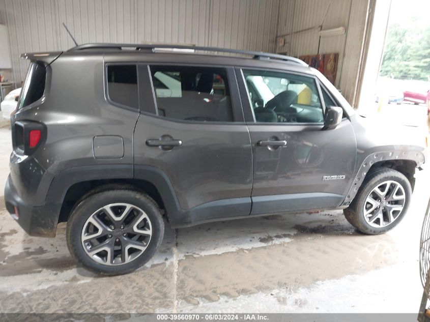 2017 Jeep Renegade Latitude 4X4 VIN: ZACCJBBBXHPE51740 Lot: 39560970