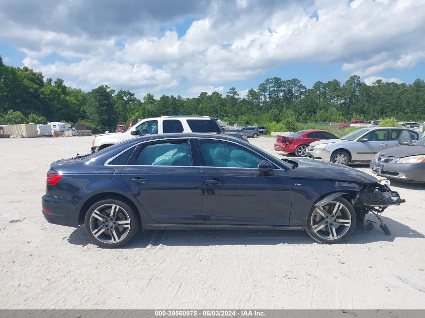 2017 Audi A4 2.0T Premium VIN: WAUENAF4XHN046809 Lot: 39560975