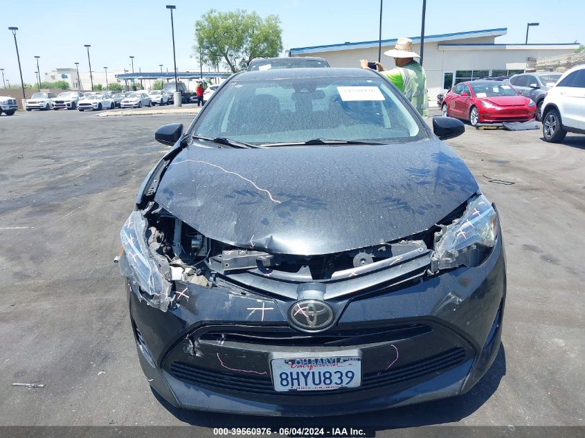 2019 Toyota Corolla Le VIN: 5YFBURHE4KP913371 Lot: 39560976