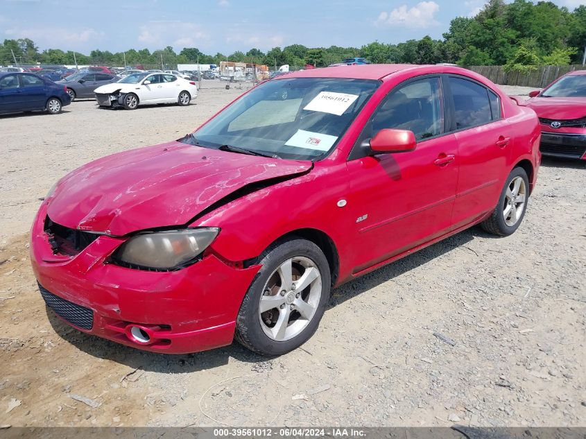 2005 Mazda Mazda3 S VIN: JM1BK323351248255 Lot: 39561012