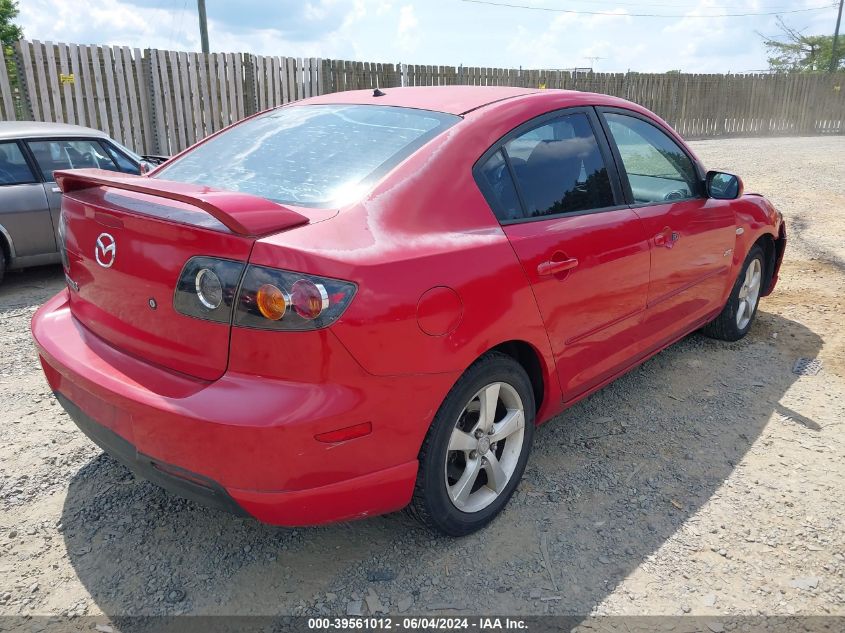 2005 Mazda Mazda3 S VIN: JM1BK323351248255 Lot: 39561012