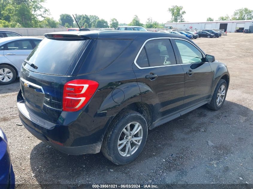 2017 Chevrolet Equinox Ls VIN: 2GNFLEEKXH6313415 Lot: 39561021