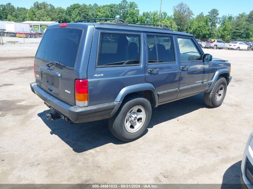 2001 Jeep Cherokee Sport VIN: 1J4FF48S01L554042 Lot: 39561032