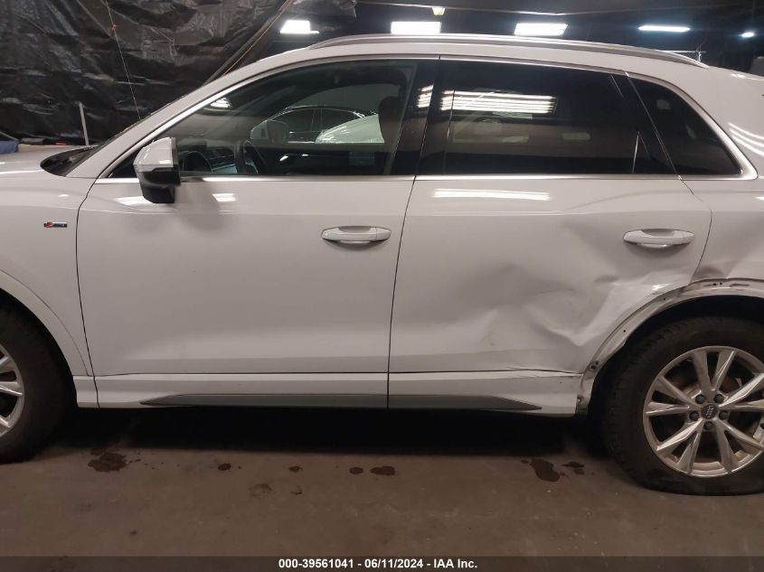 2021 Audi Q3 Premium 45 Tfsi S Line Quattro Tiptronic VIN: WA1DECF35M1003427 Lot: 39561041