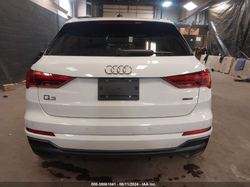 2021 Audi Q3 Premium 45 Tfsi S Line Quattro Tiptronic VIN: WA1DECF35M1003427 Lot: 39561041