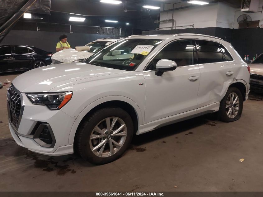 2021 Audi Q3 Premium 45 Tfsi S Line Quattro Tiptronic VIN: WA1DECF35M1003427 Lot: 39561041