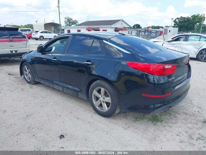 2015 Kia Optima Lx VIN: 5XXGM4A79FG487146 Lot: 39561083