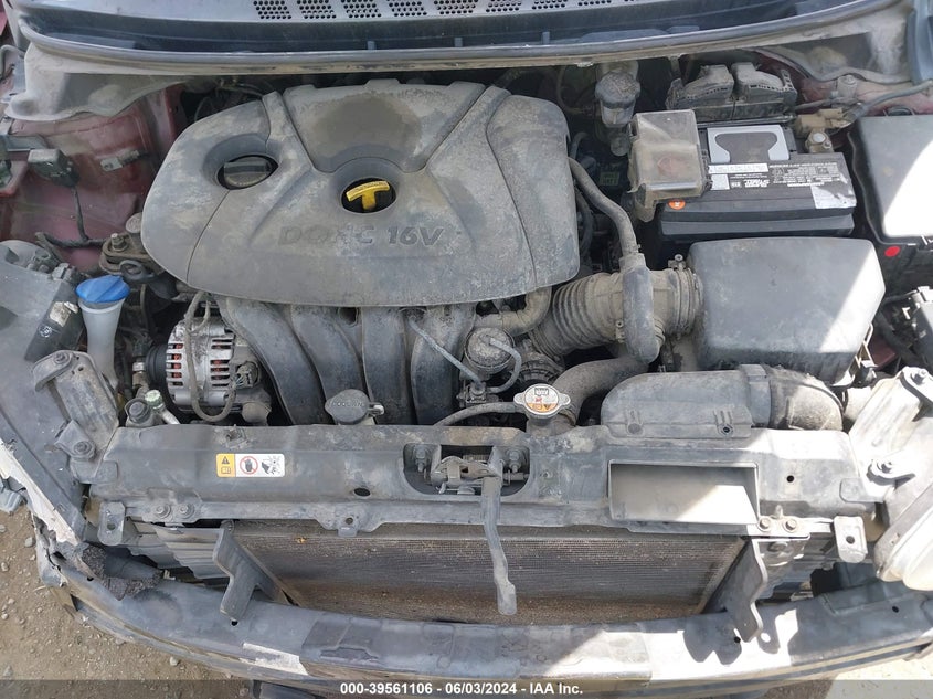 2014 Hyundai Elantra Se VIN: 5NPDH4AE8EH540962 Lot: 39561106