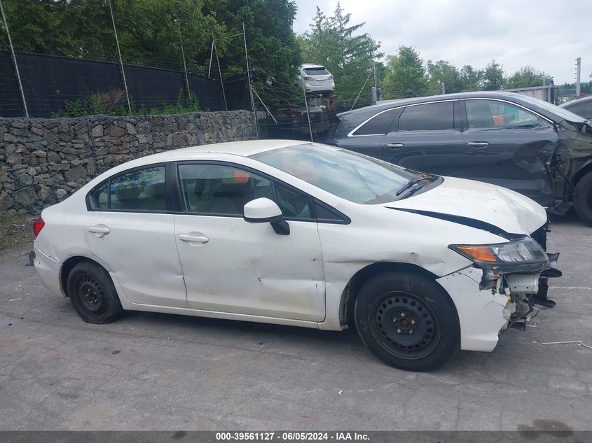 2012 Honda Civic Lx VIN: 19XFB2F59CE331593 Lot: 39561127