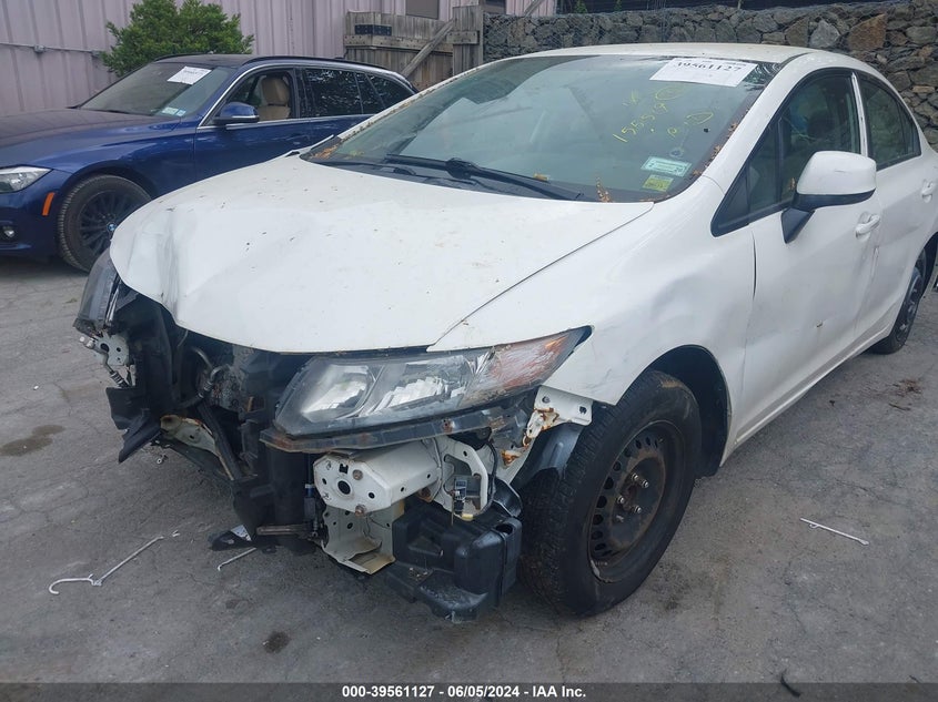 2012 Honda Civic Lx VIN: 19XFB2F59CE331593 Lot: 39561127