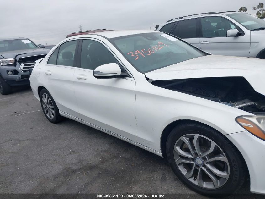 2017 Mercedes-Benz C 300 Luxury/Sport VIN: 55SWF4JB8HU208610 Lot: 39561129