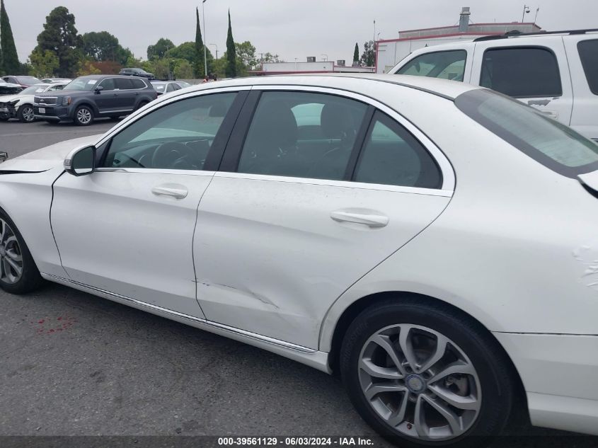 2017 Mercedes-Benz C 300 Luxury/Sport VIN: 55SWF4JB8HU208610 Lot: 39561129