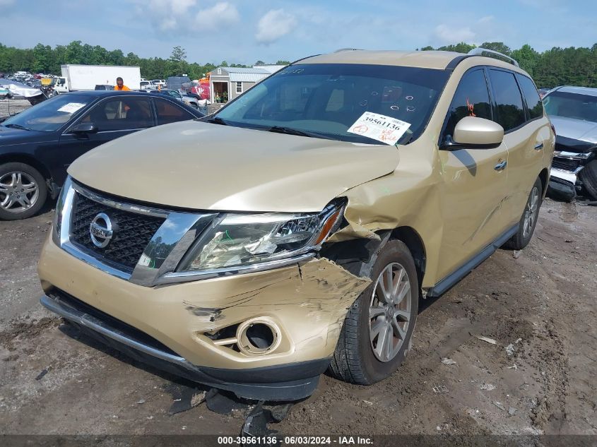 2013 Nissan Pathfinder S/Sv/Sl/Platinum VIN: 5N1AR2MMXDC630692 Lot: 39561136