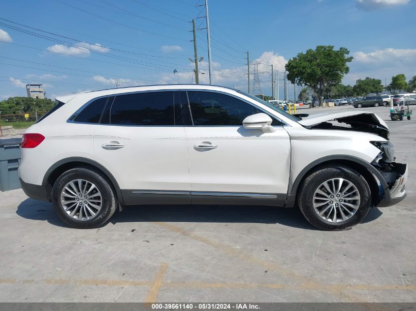 2016 Lincoln Mkx Select VIN: 2LMTJ8KPXGBL71341 Lot: 39561140