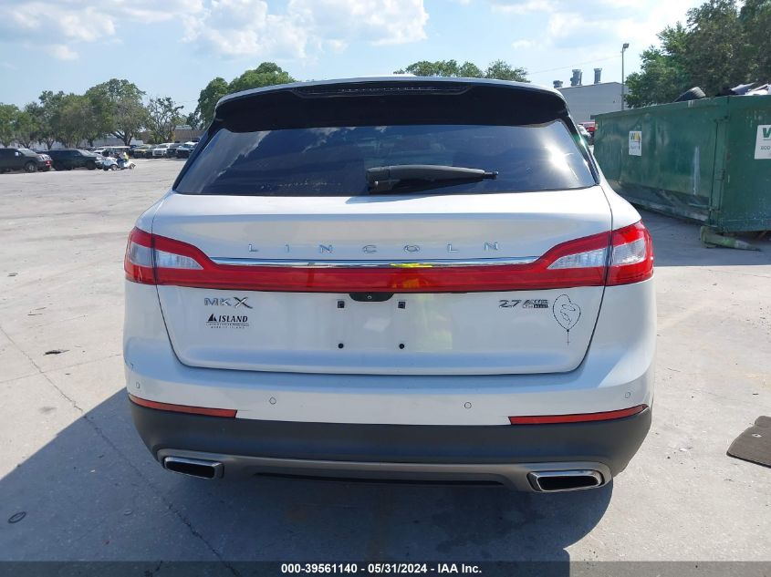 2016 Lincoln Mkx Select VIN: 2LMTJ8KPXGBL71341 Lot: 39561140