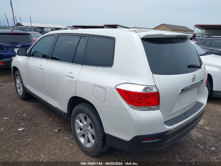 5TDZA3EH3DS040175 2013 Toyota Highlander