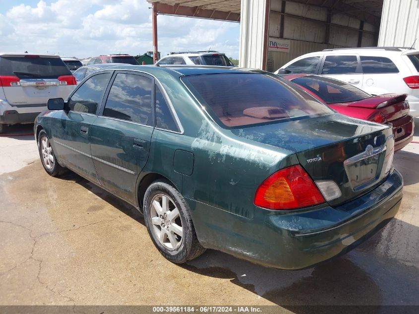 2000 Toyota Avalon Xls VIN: 4T1BF28B2YU009212 Lot: 39561184