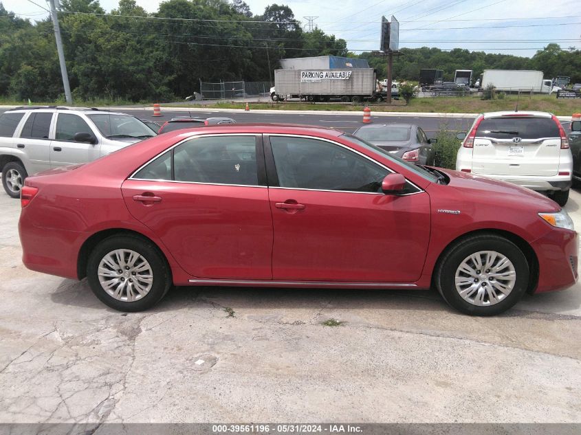 2014 Toyota Camry Hybrid Le VIN: 4T1BD1FK5EU119184 Lot: 39561196