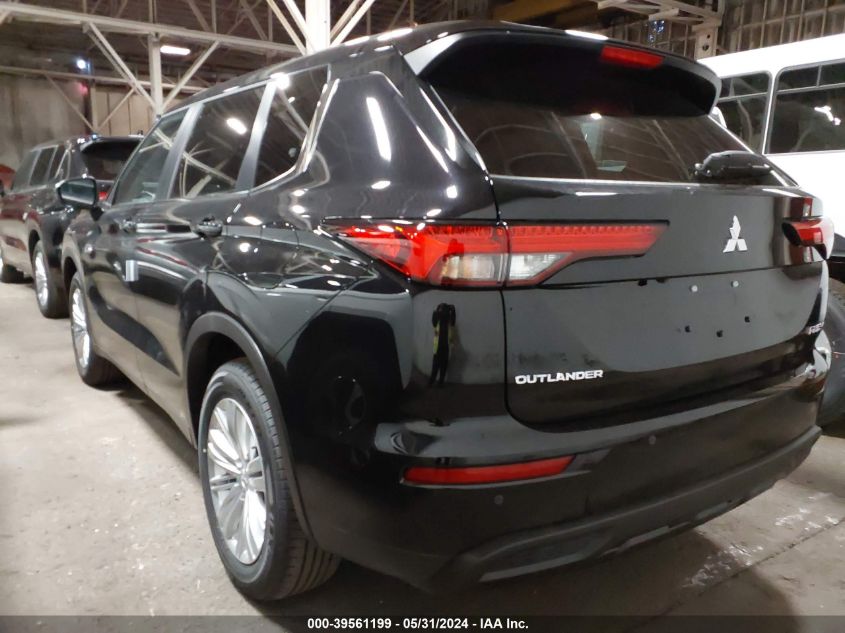 2024 Mitsubishi Outlander Es VIN: JA4T5UA97RZ062338 Lot: 39561199