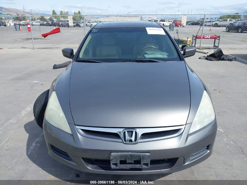 2006 Honda Accord 3.0 Ex VIN: 1HGCM66586A027846 Lot: 39561198