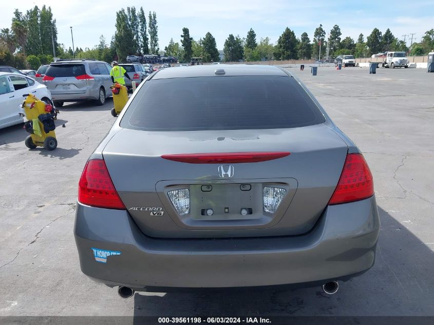 2006 Honda Accord 3.0 Ex VIN: 1HGCM66586A027846 Lot: 39561198