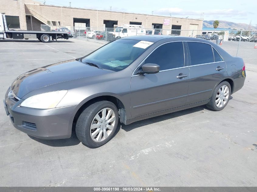 2006 Honda Accord 3.0 Ex VIN: 1HGCM66586A027846 Lot: 39561198