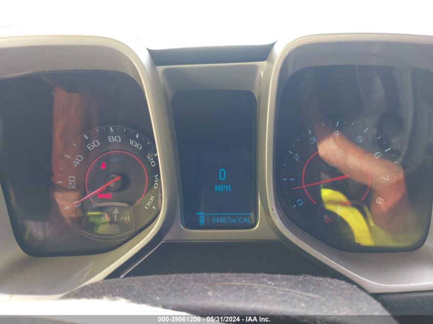 2012 Chevrolet Camaro 1Lt VIN: 2G1FF1E38C9149826 Lot: 39561206