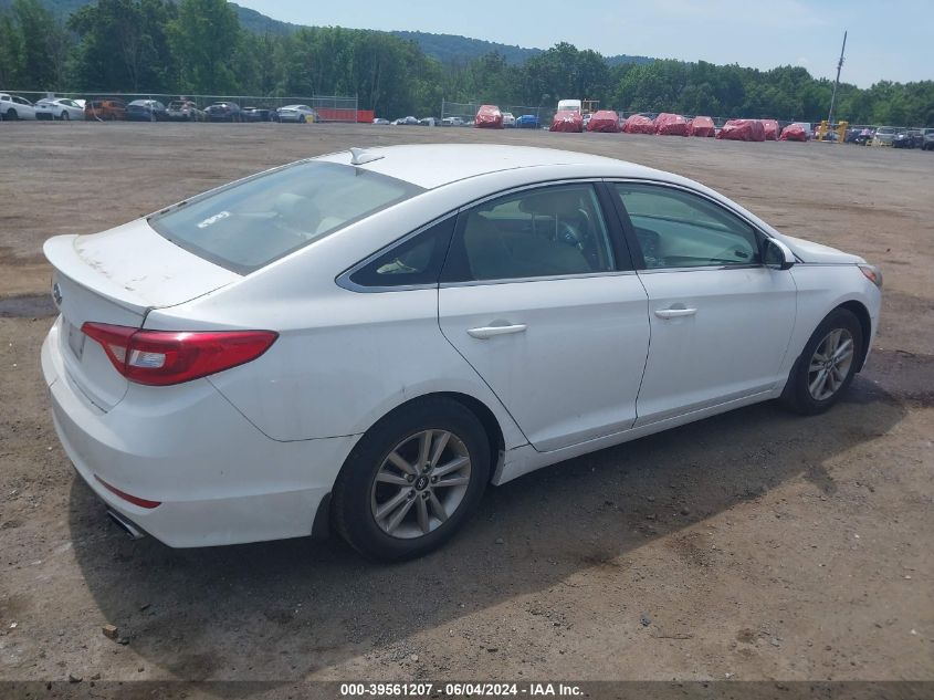 2015 Hyundai Sonata Se VIN: 5NPE24AF2FH255674 Lot: 39561207