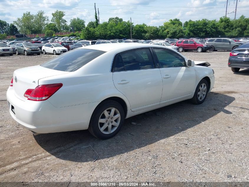 2005 Toyota Avalon Xl VIN: 4T1BK36B55U052510 Lot: 39561210