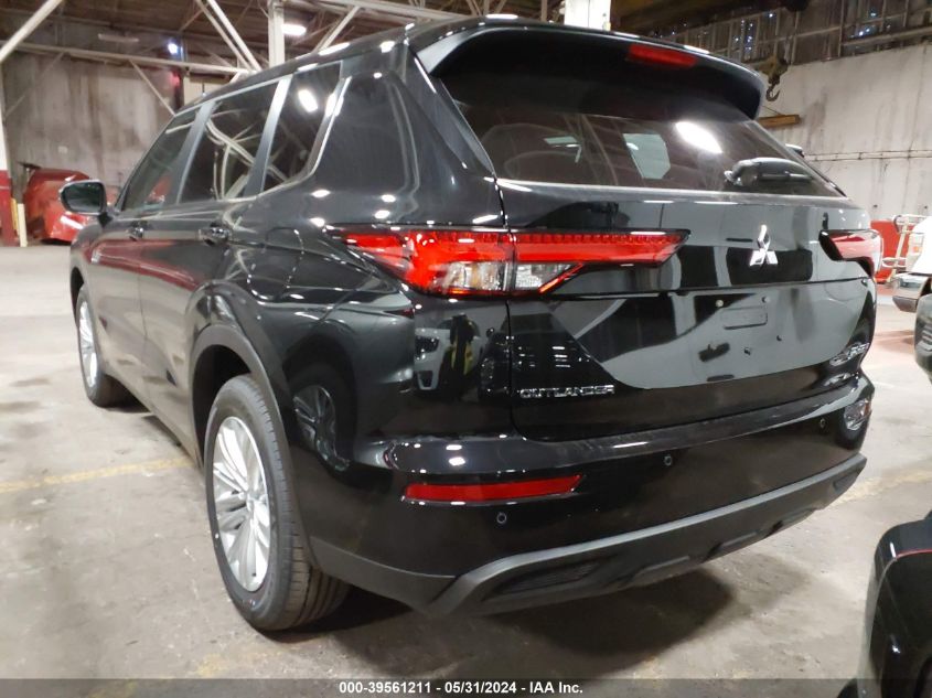 2024 Mitsubishi Outlander Es VIN: JA4T5UA96RZ058992 Lot: 39561211